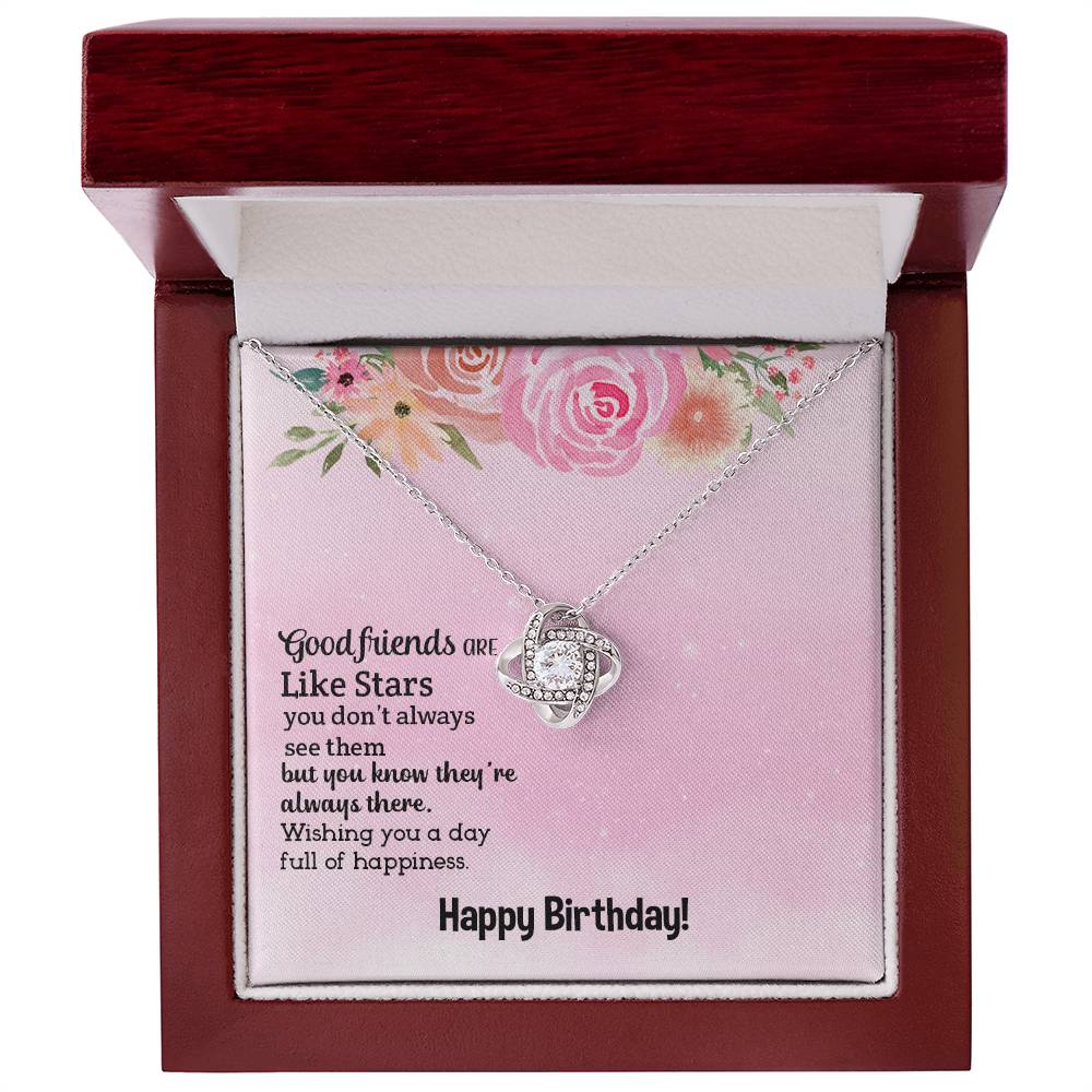 Birthday - Good friends - Love Knot Necklace