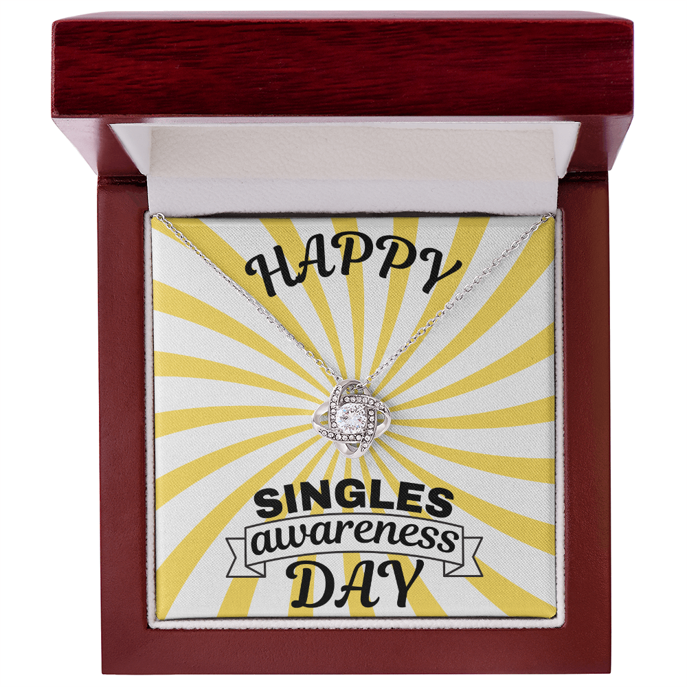 Single - Singles awareness day - Love Knot Necklace