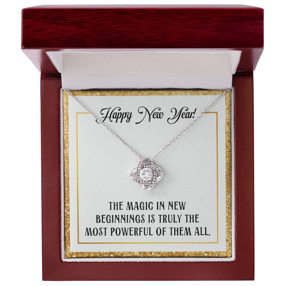 Happy New Year - The magic - Love Knot Necklace