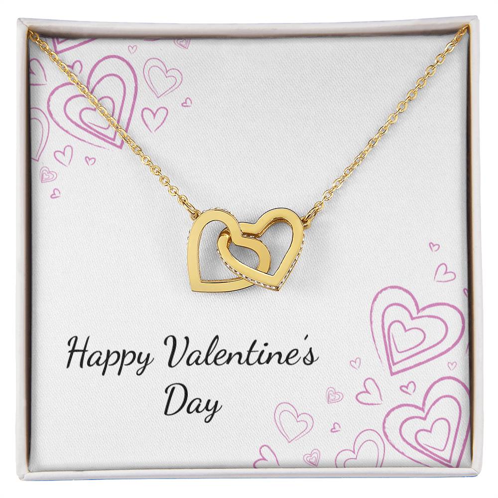 Valentine's Day - Hearts - Interlocking Hearts Necklace