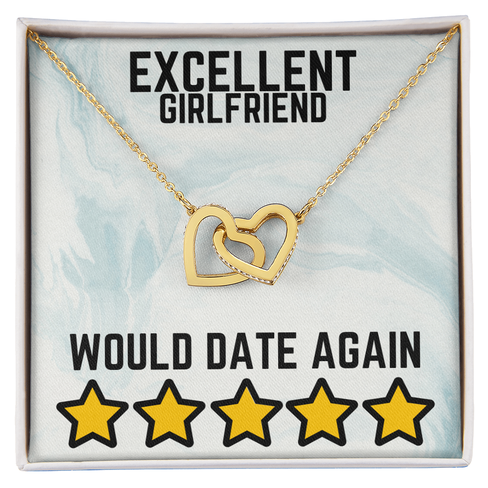 Excellent girlfriend - Would date again - Interlocking Hearts Necklace