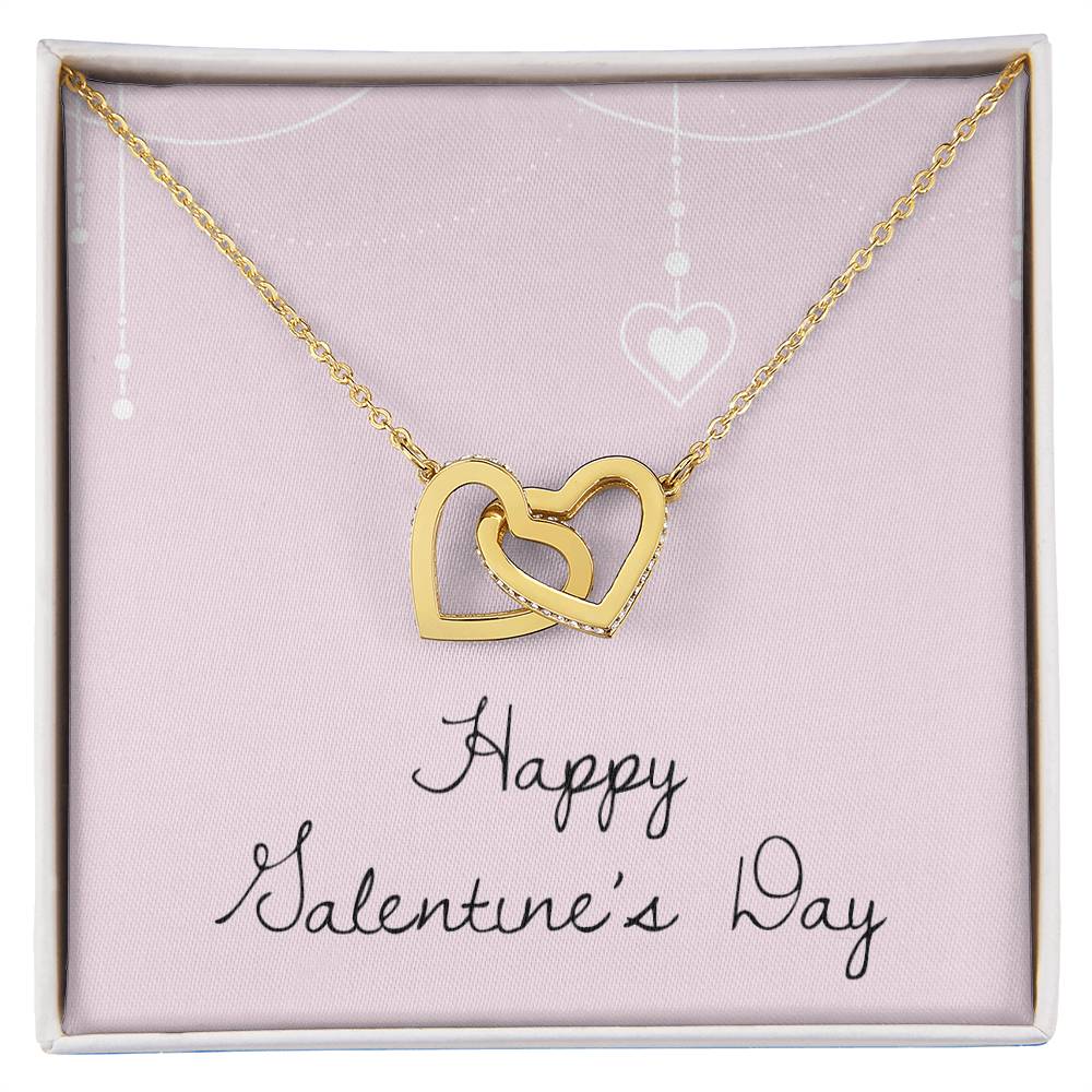 Valentine's Day - Heart - Interlocking Hearts Necklace