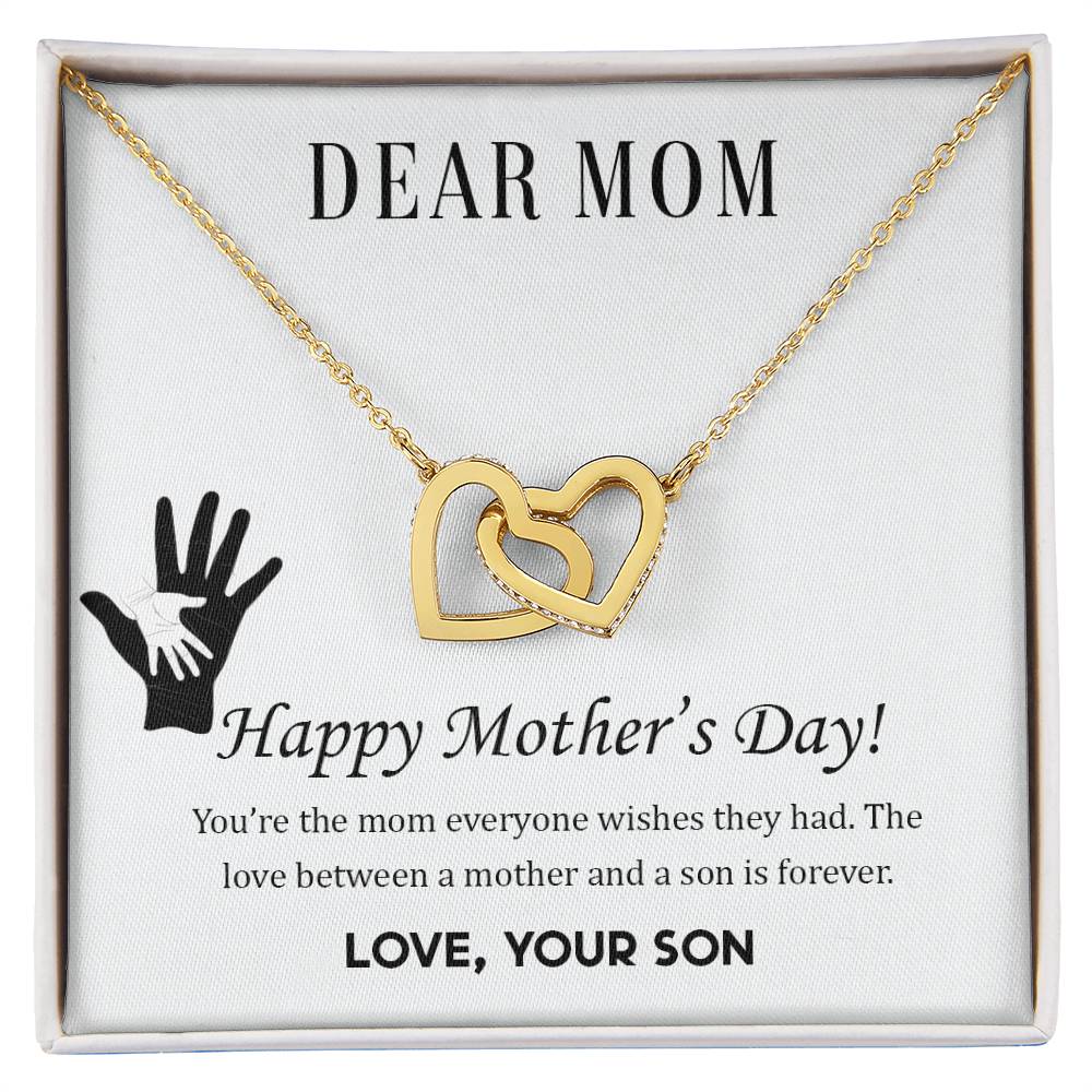 Mother's Day - You're the mom - Interlocking Hearts Necklace