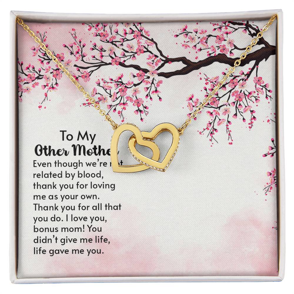 To Other Mother - Even Though - Interlocking Hearts Necklace