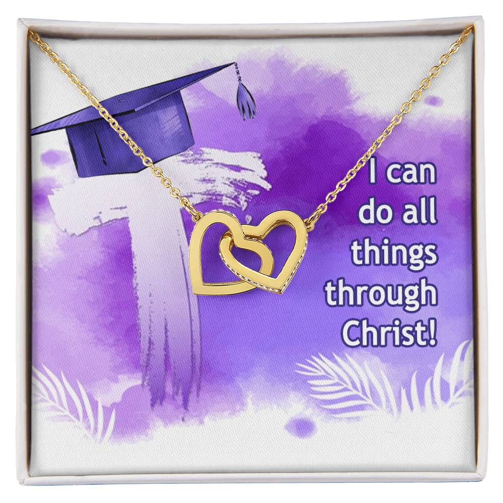 Easter - I can do - Interlocking Hearts Necklace