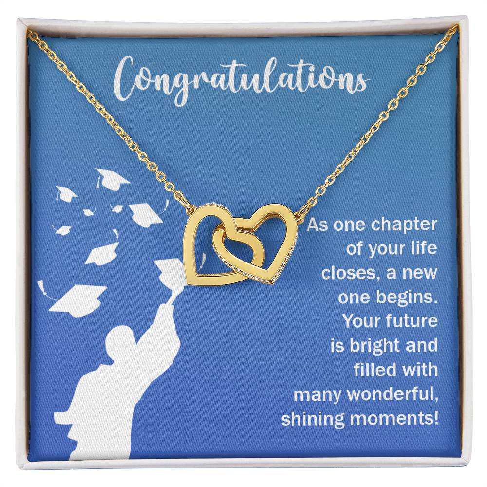 Graduation - As on chapter - Interlocking Hearts Necklace