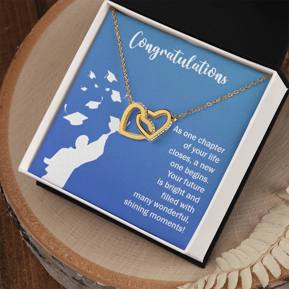 Graduation - As on chapter - Interlocking Hearts Necklace