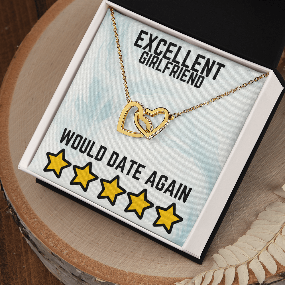 Excellent girlfriend - Would date again - Interlocking Hearts Necklace