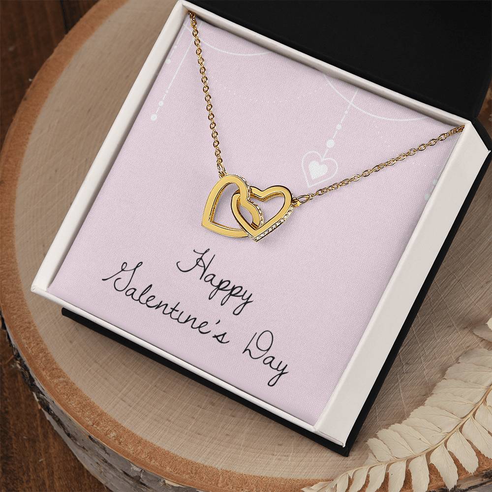 Valentine's Day - Heart - Interlocking Hearts Necklace