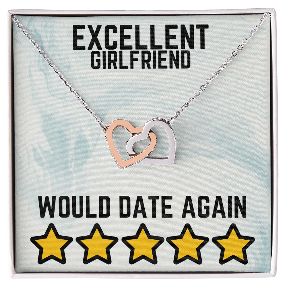 Excellent girlfriend - Would date again - Interlocking Hearts Necklace