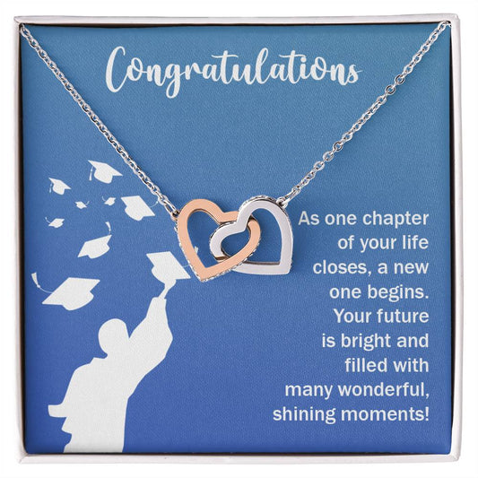 Graduation - As on chapter - Interlocking Hearts Necklace