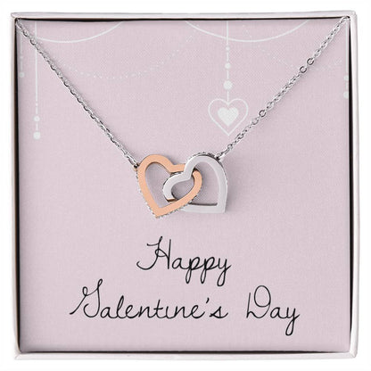 Valentine's Day - Heart - Interlocking Hearts Necklace