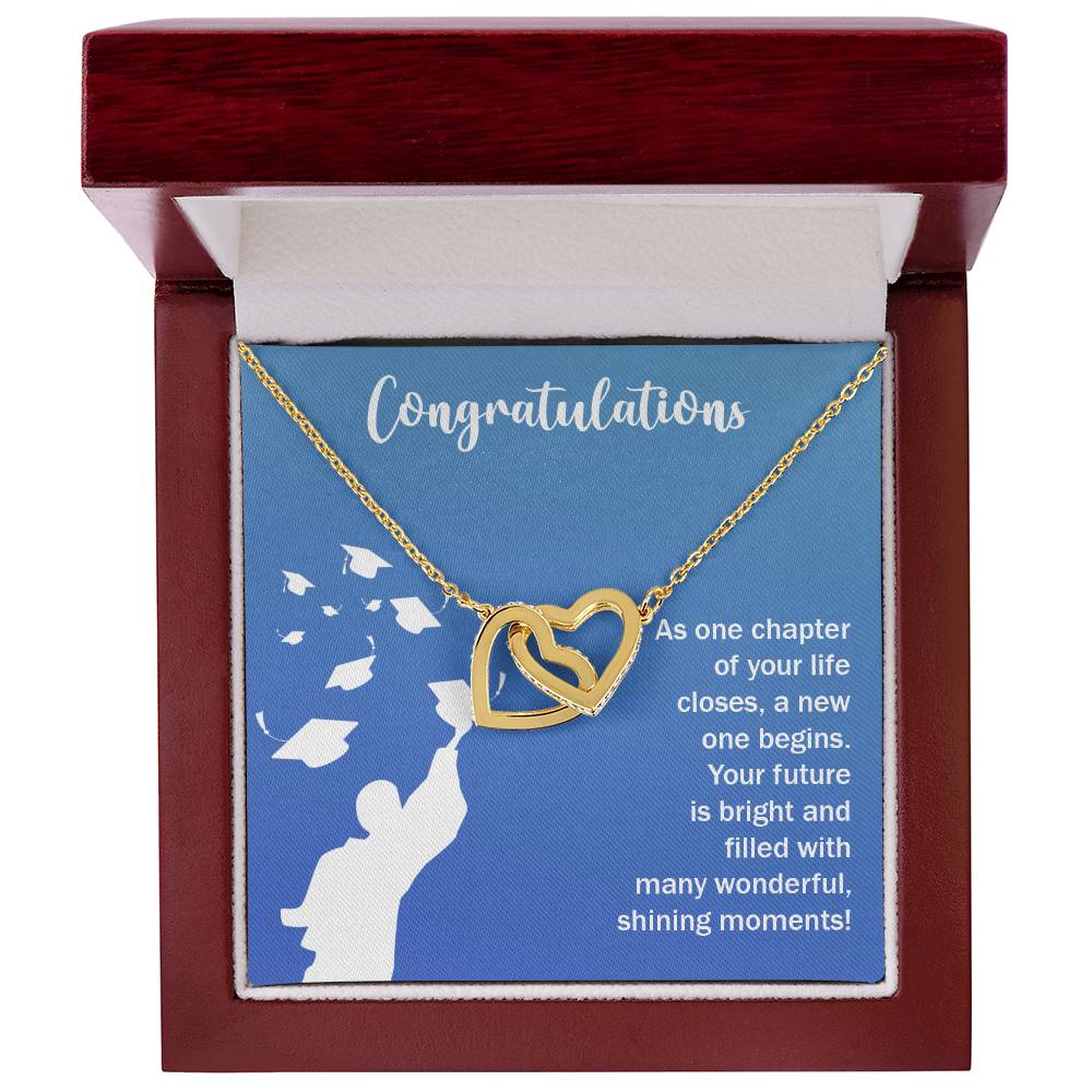 Graduation - As on chapter - Interlocking Hearts Necklace