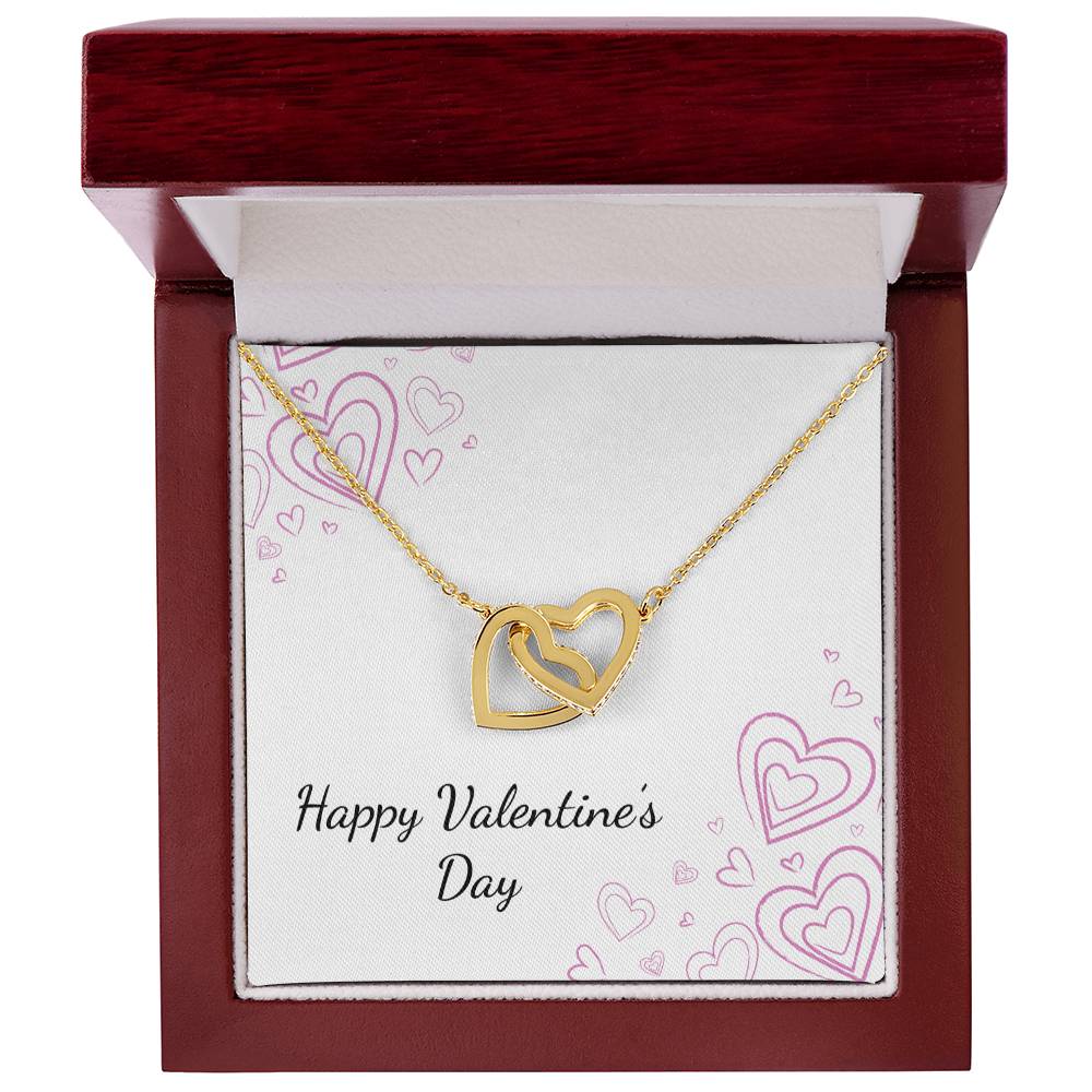 Valentine's Day - Hearts - Interlocking Hearts Necklace