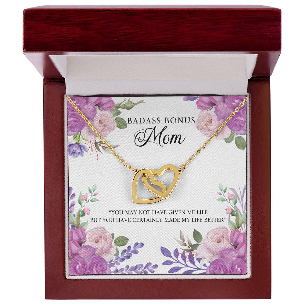 To Mom - You may not have - Interlocking Hearts Necklace