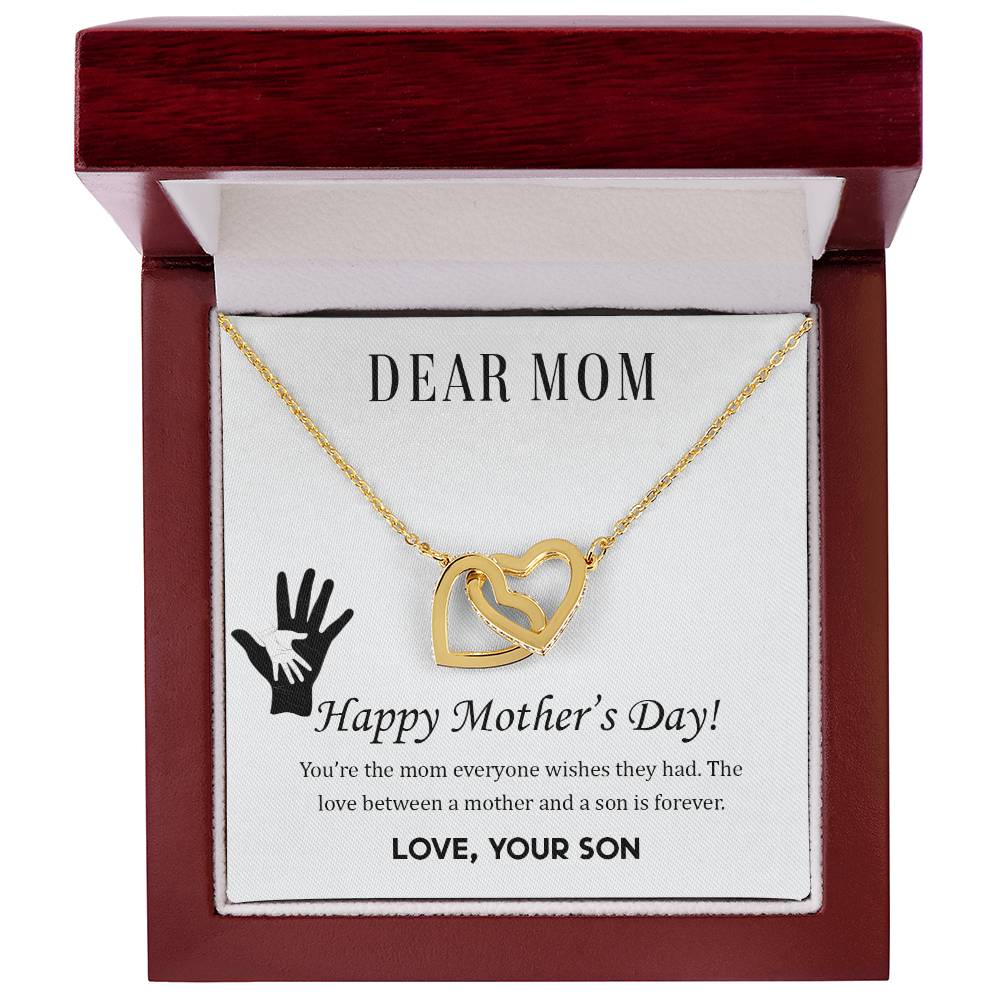 Mother's Day - You're the mom - Interlocking Hearts Necklace