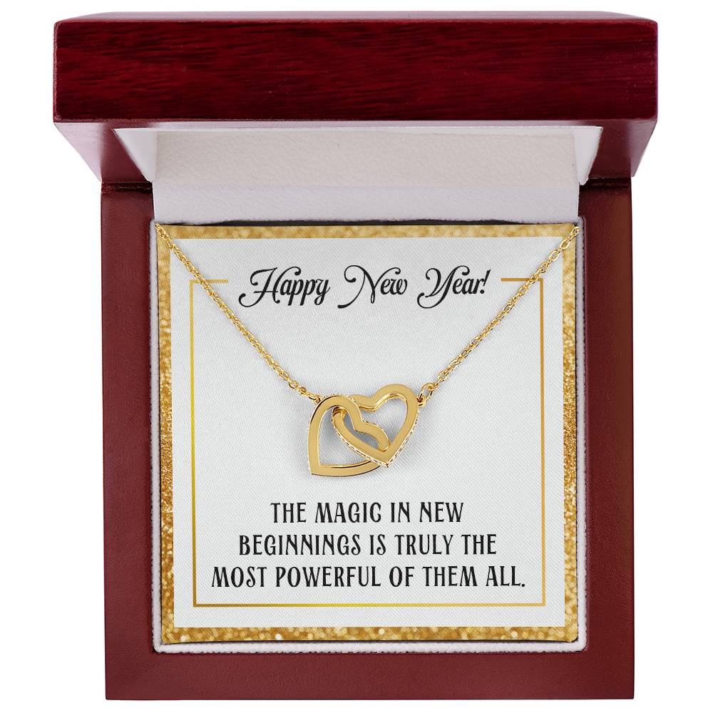 Happy New Year - The magic - Interlocking Hearts Necklace