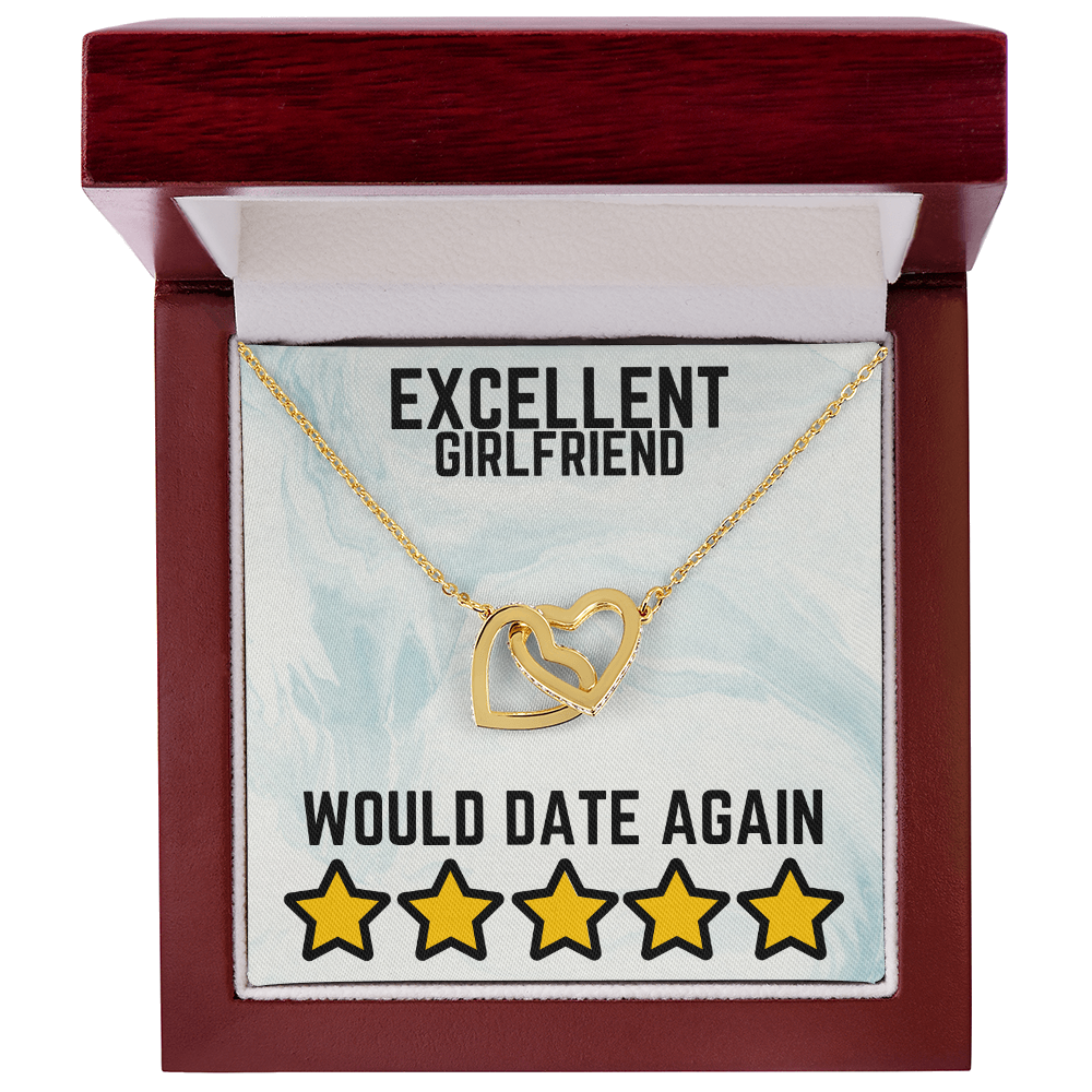 Excellent girlfriend - Would date again - Interlocking Hearts Necklace