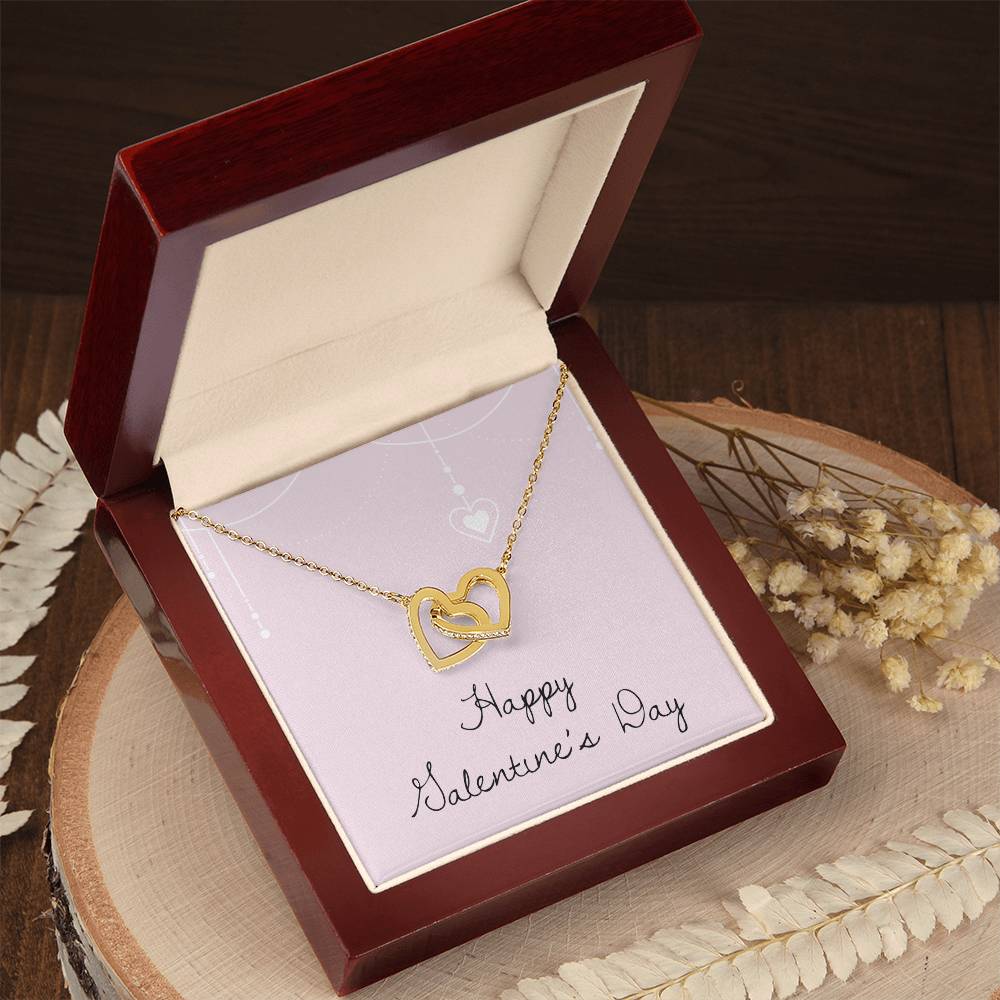 Valentine's Day - Heart - Interlocking Hearts Necklace