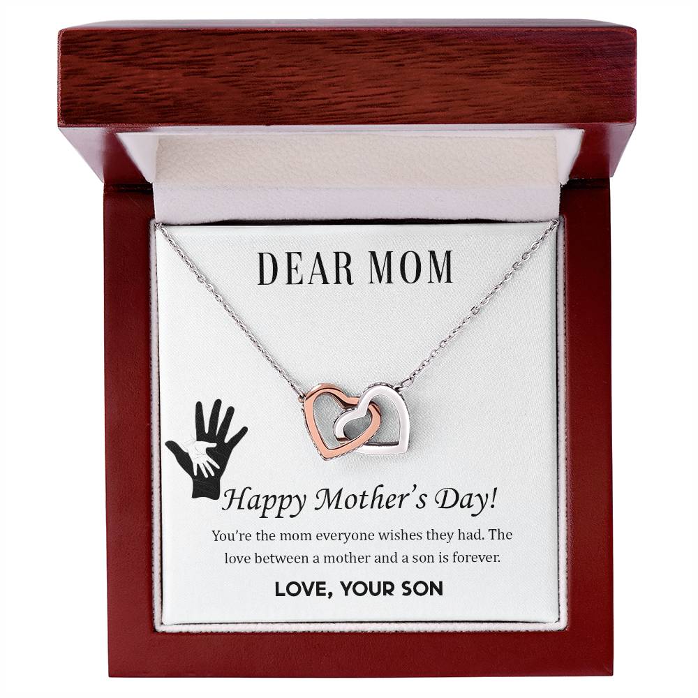 Mother's Day - You're the mom - Interlocking Hearts Necklace