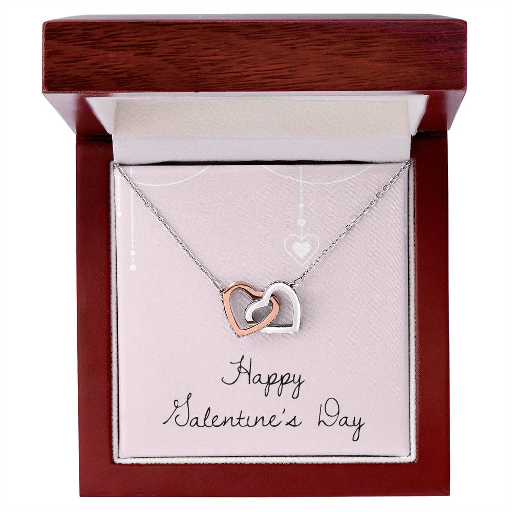 Valentine's Day - Heart - Interlocking Hearts Necklace