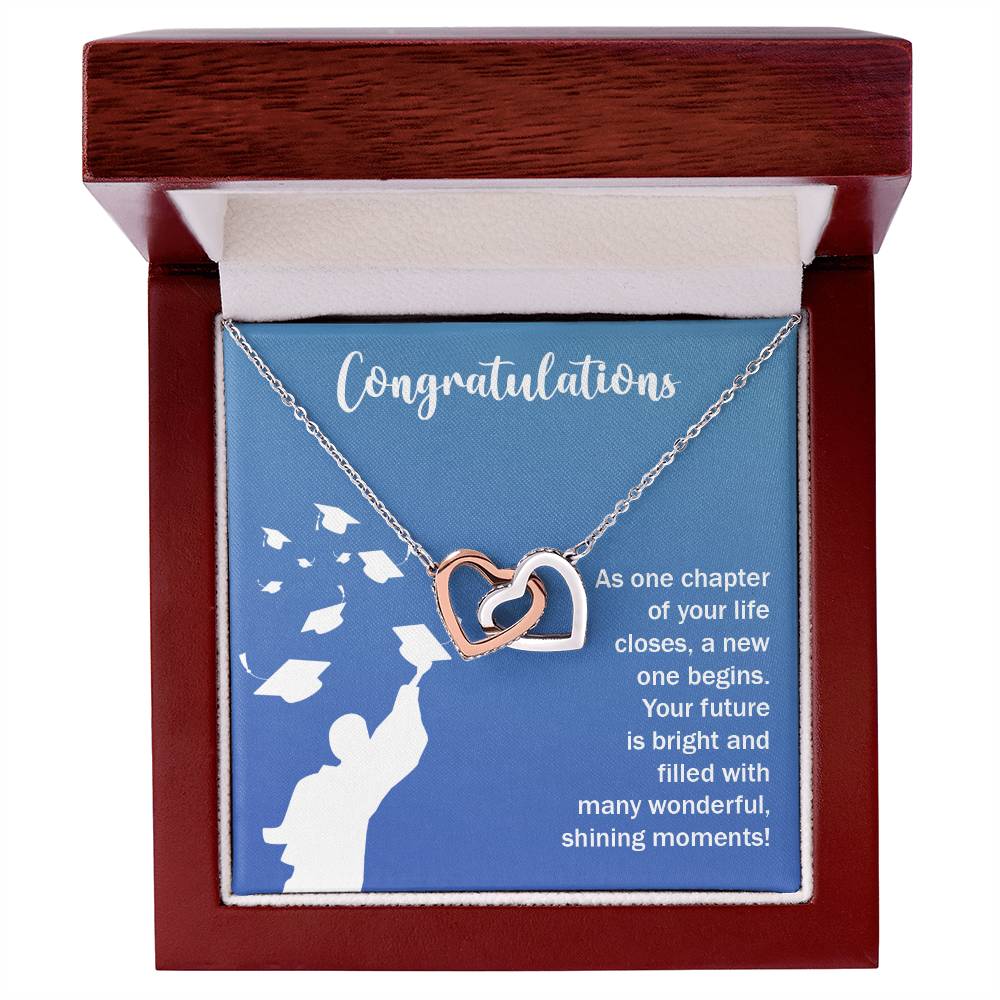 Graduation - As on chapter - Interlocking Hearts Necklace