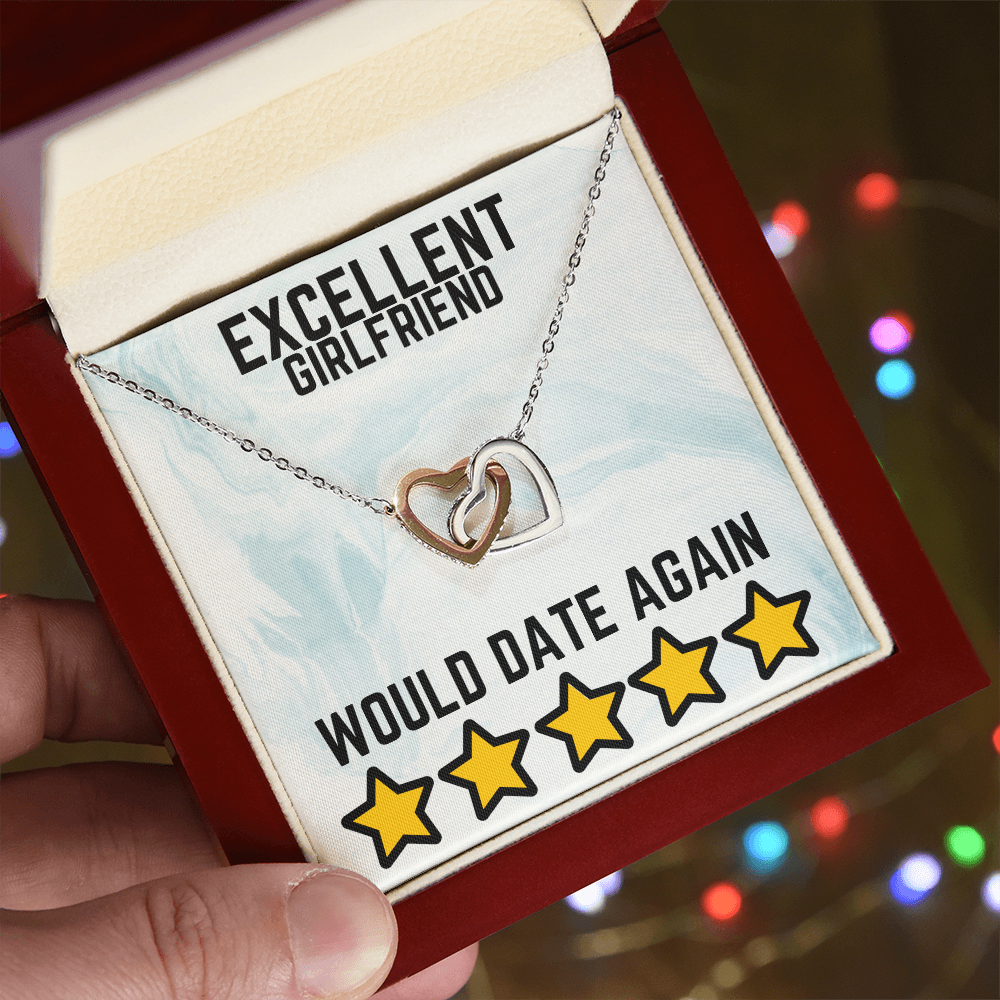 Excellent girlfriend - Would date again - Interlocking Hearts Necklace