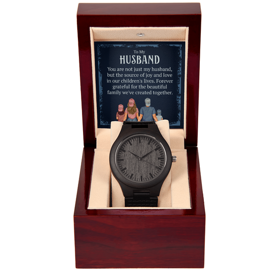 To Husband - To my husband - Wooden Watch
