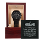 To Husband - To my husband - Wooden Watch