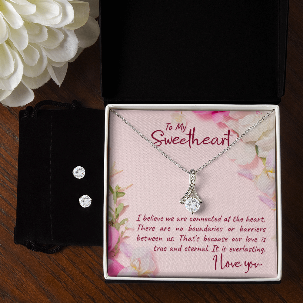 To Sweetheart - I believe we are - Alluring Beauty Necklace & Earring Set