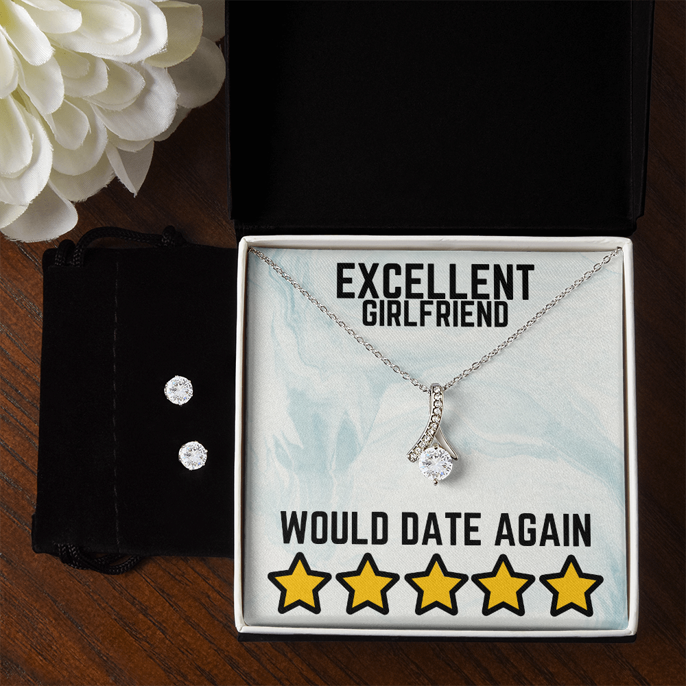 Excellent girlfriend - Would date again - Alluring Beauty Necklace & Earring Set