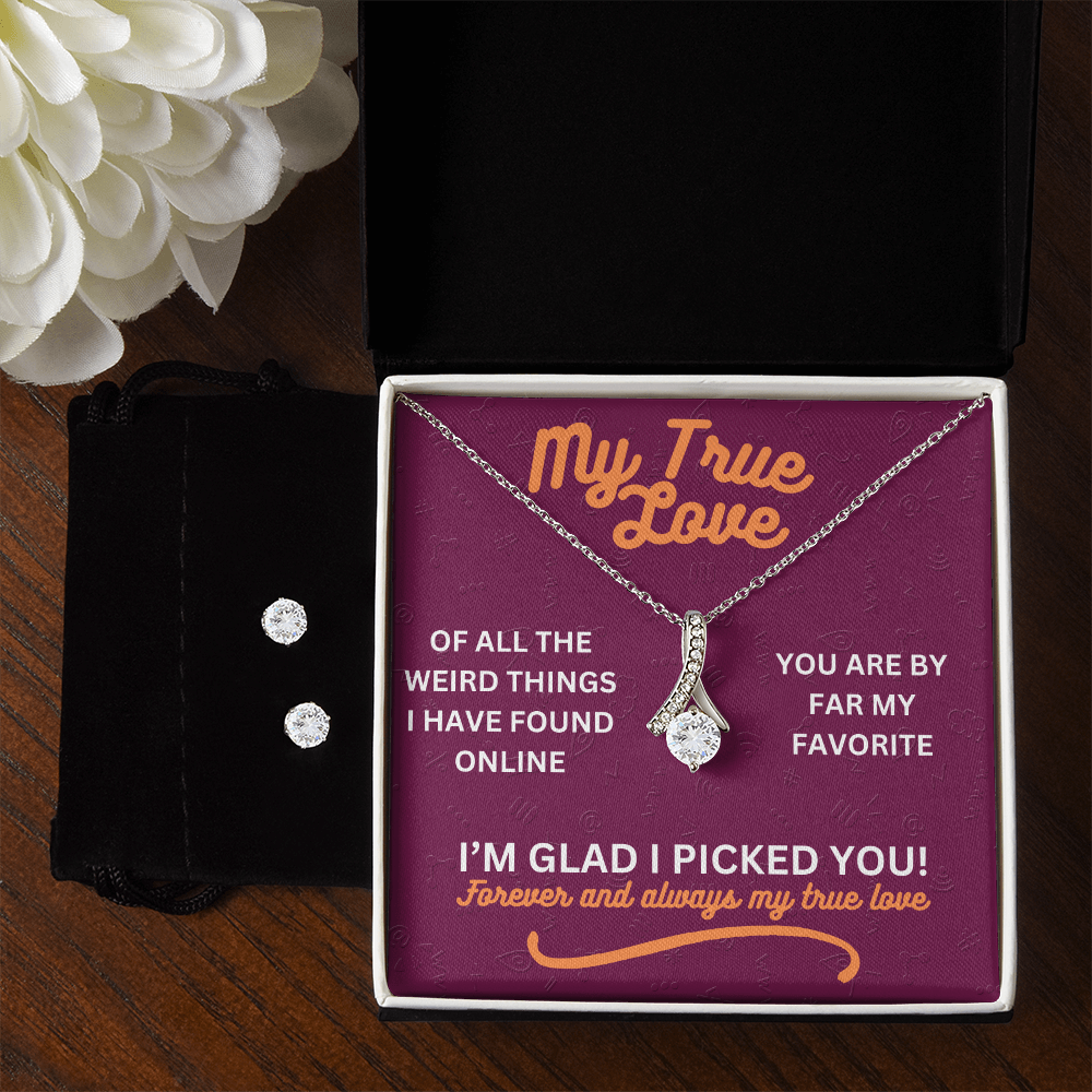 My true love - Of all the weird things - Alluring Beauty Necklace & Earring Set