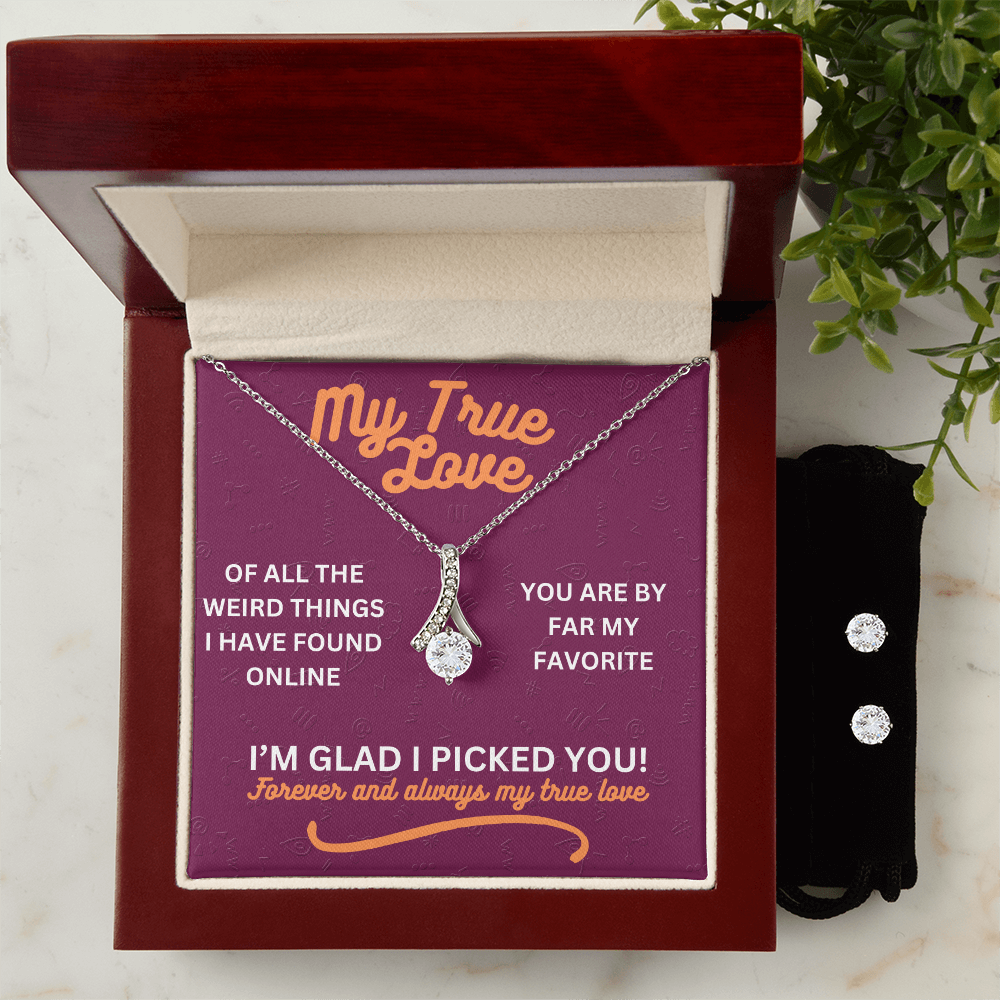 My true love - Of all the weird things - Alluring Beauty Necklace & Earring Set