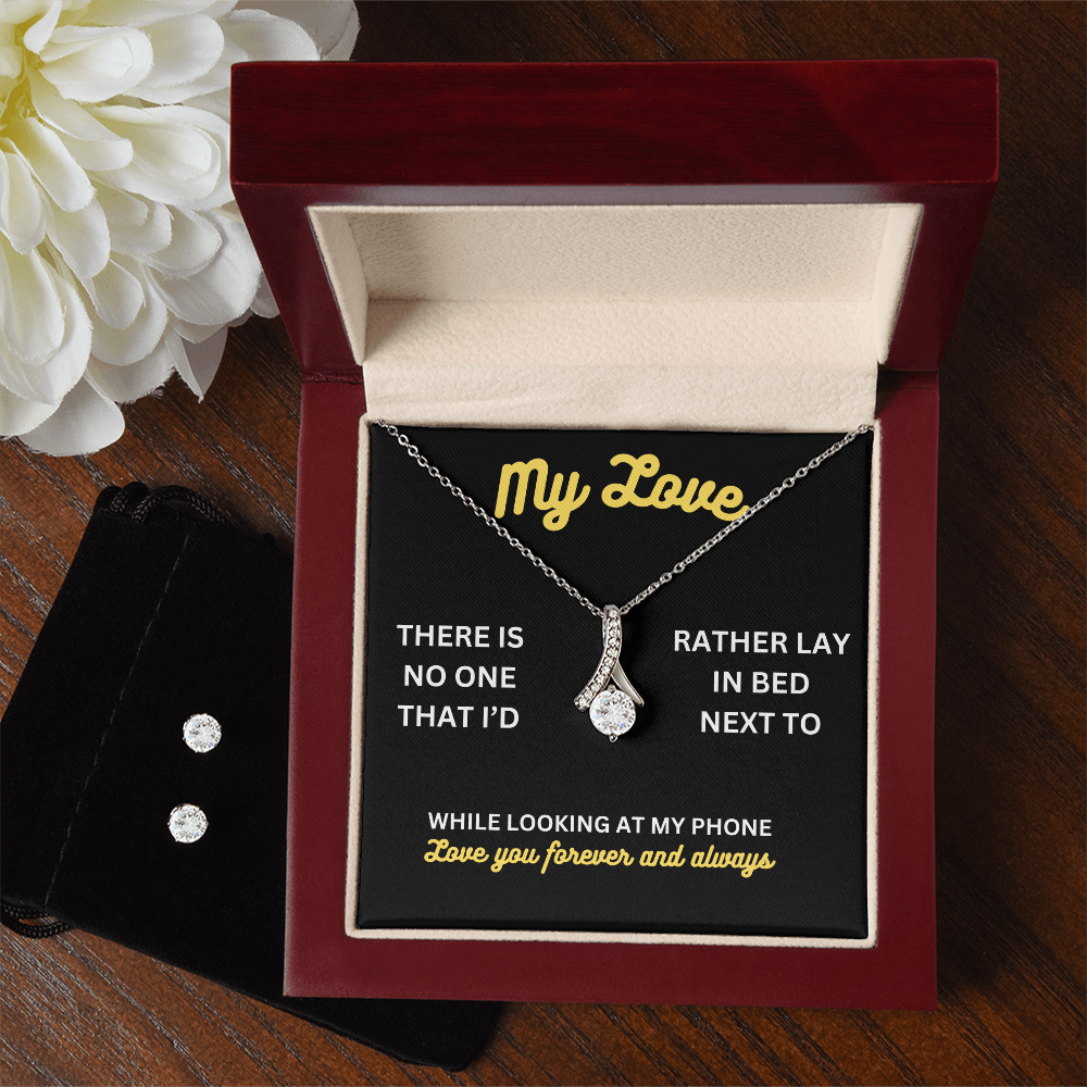 My love - There is no one - Alluring Beauty Necklace & Earring Set