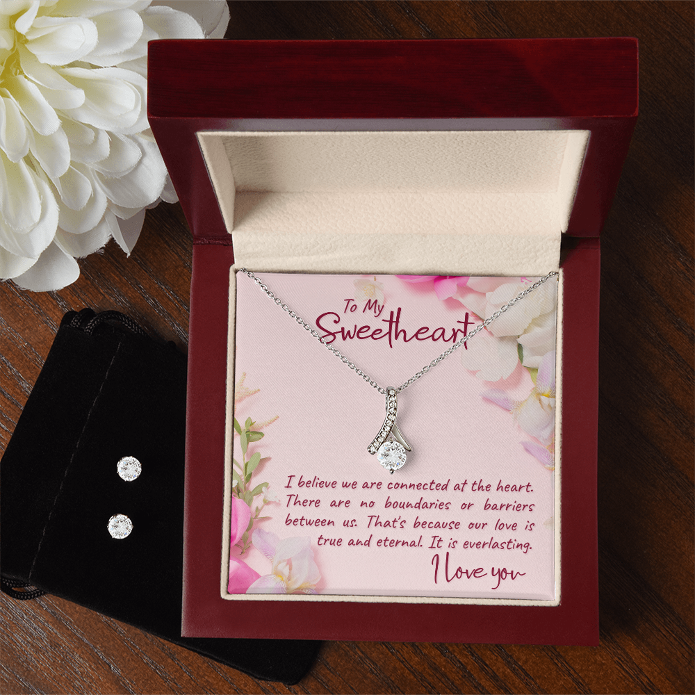 To Sweetheart - I believe we are - Alluring Beauty Necklace & Earring Set