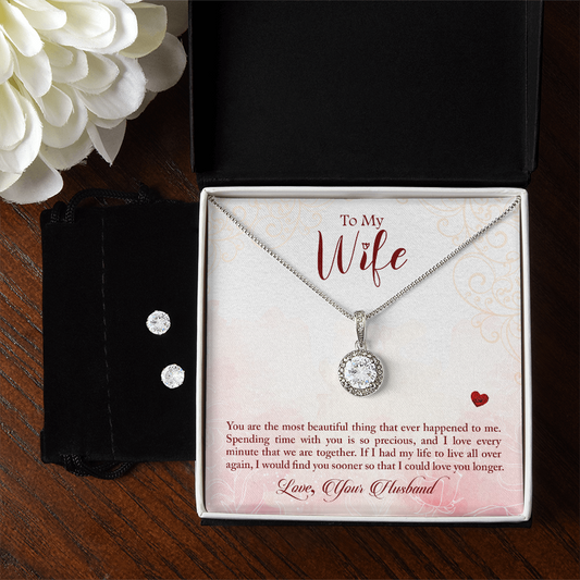 To Wife - You are - Eternal Hope Necklace & Earring Set