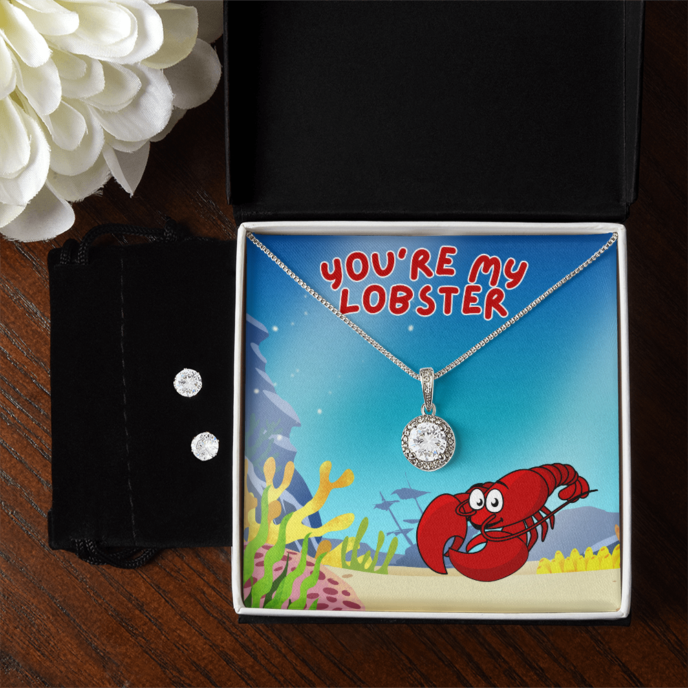 Love - You're my lobster - Eternal Hope Necklace & Earring Set