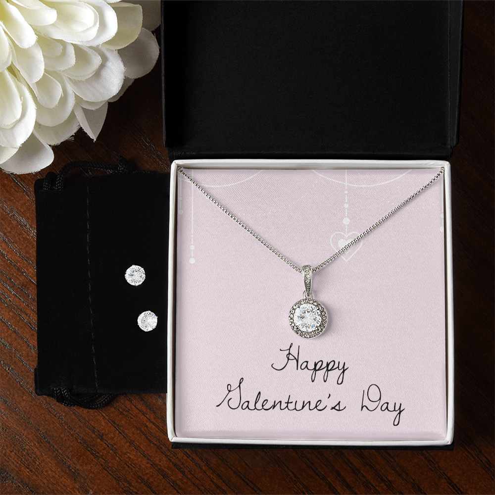 Valentine's Day - Heart - Eternal Hope Necklace & Earring Set