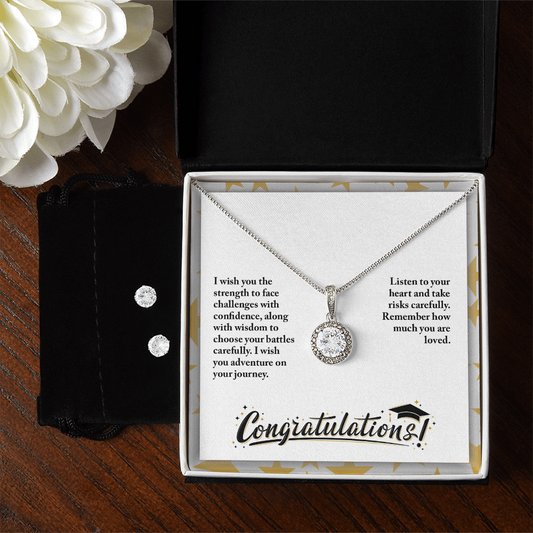 Graduation - I wish you the strength - Eternal Hope Necklace & Earring Set