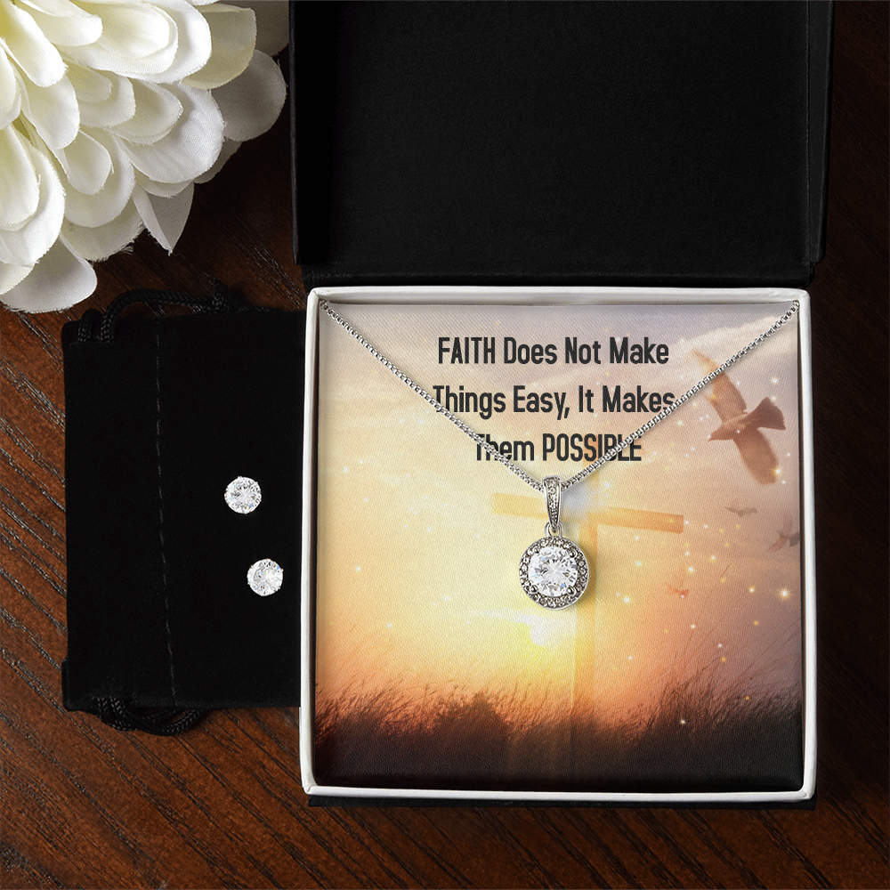 Easter - Faith - Eternal Hope Necklace & Earring Set