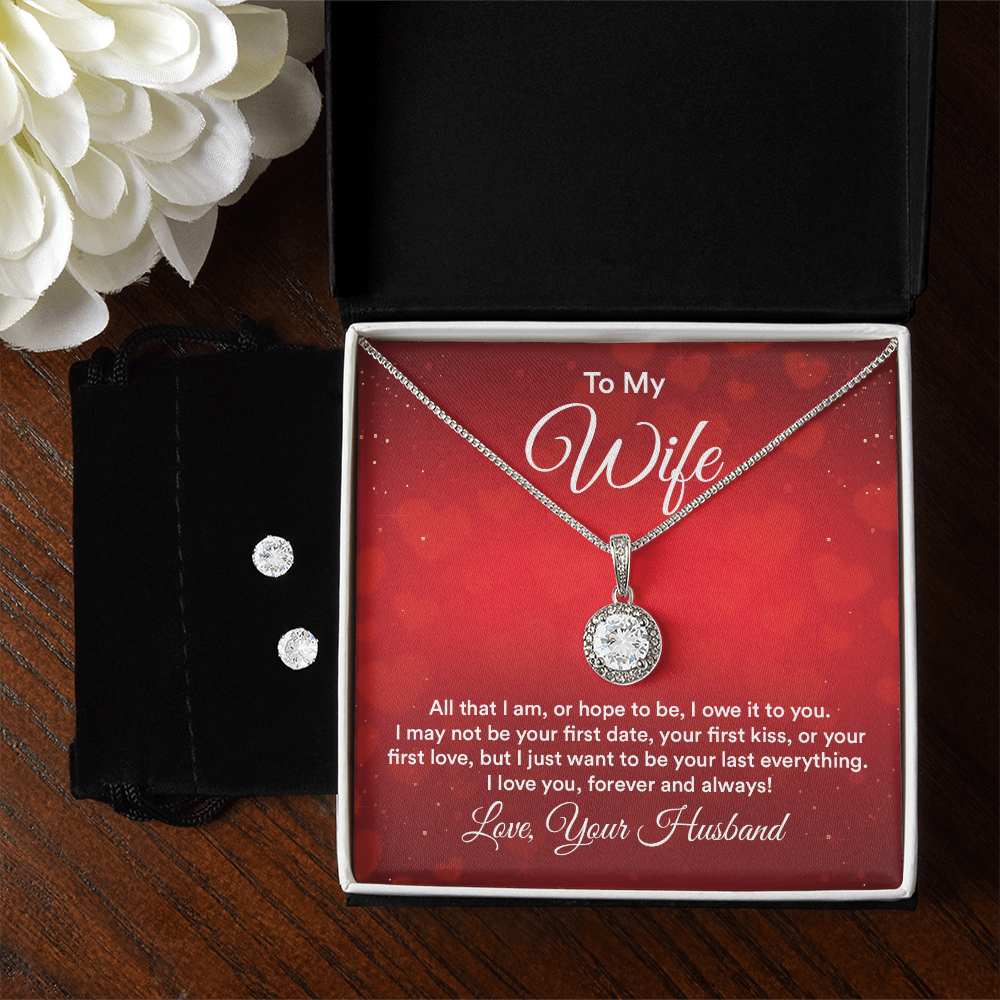 To Wife - All that I am - Eternal Hope Necklace & Earring Set