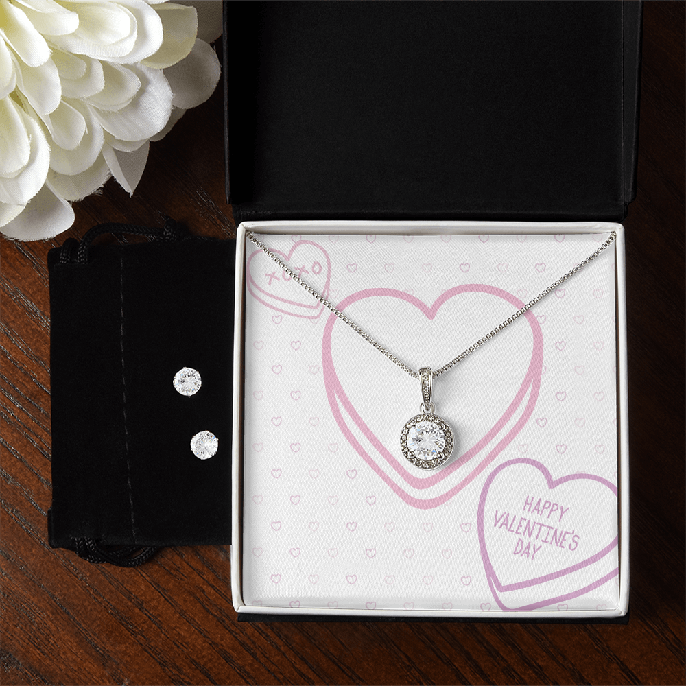 Valentine's Day - XOXO - Eternal Hope Necklace & Earring Set