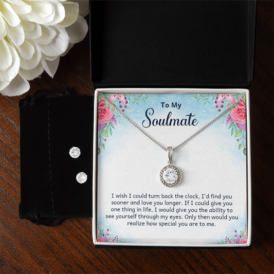 To Soulmate - I wish - Eternal Hope Necklace & Earring Set