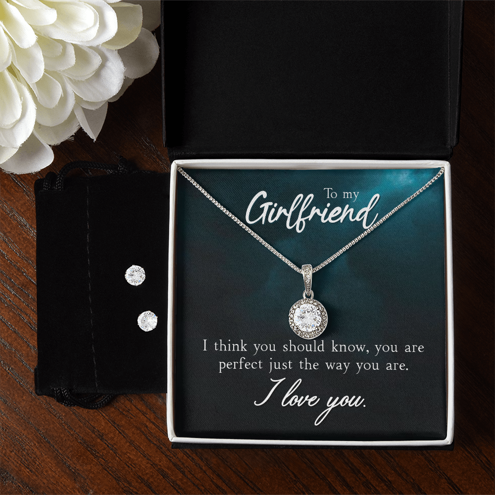 To Girlfriend - I think you - Eternal Hope Necklace & Earring Set