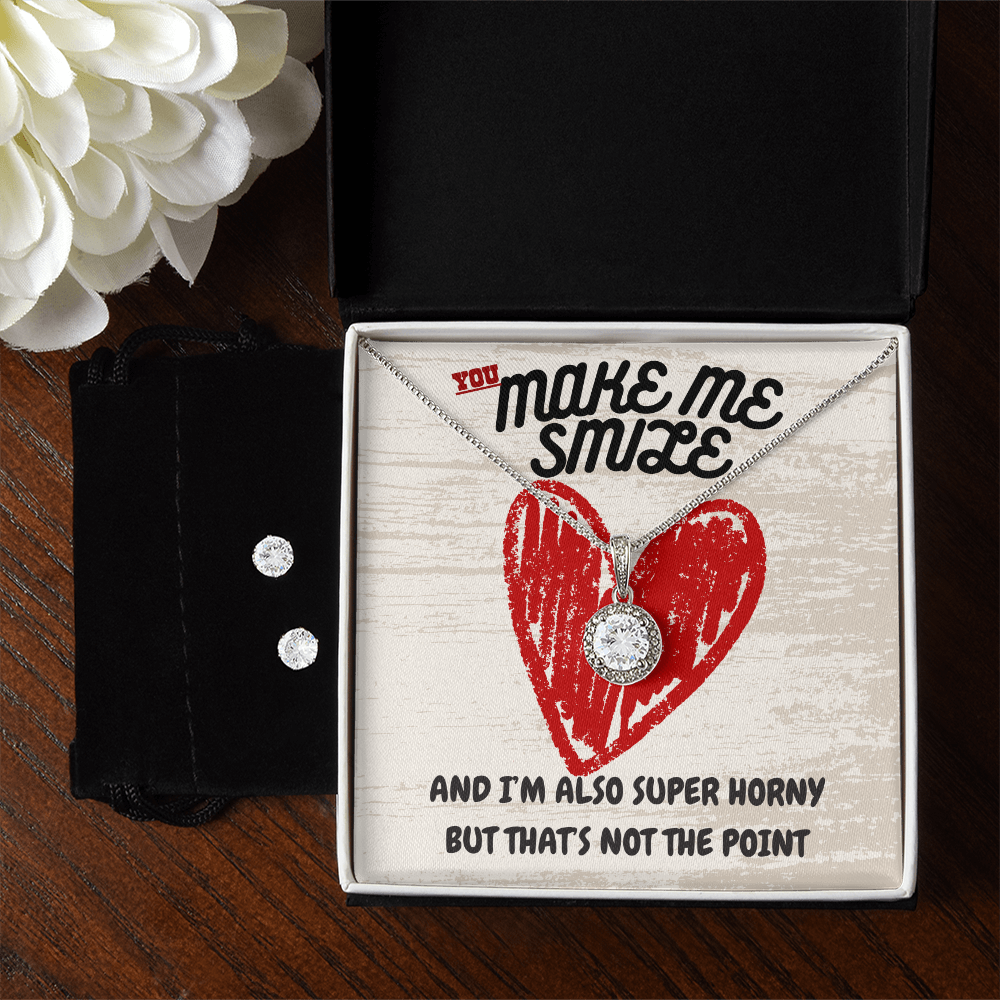 Love - You make me smile - Eternal Hope Necklace & Earring Set