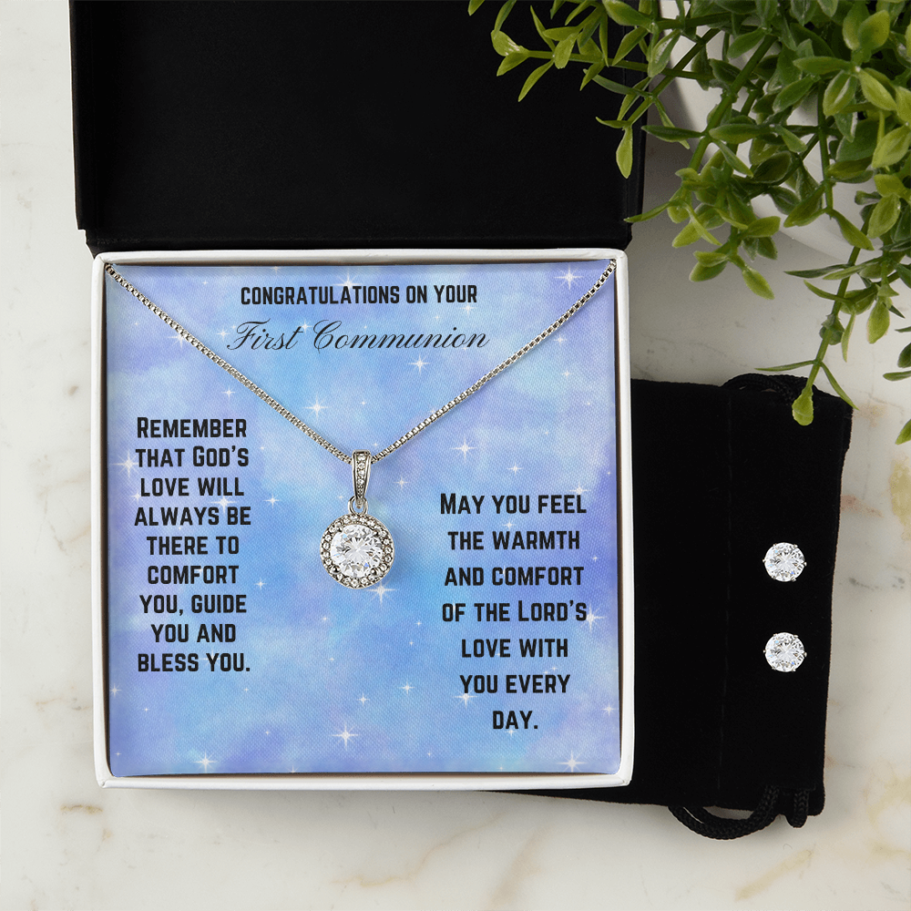 Communion - Remember - Eternal Hope Necklace & Earring Set