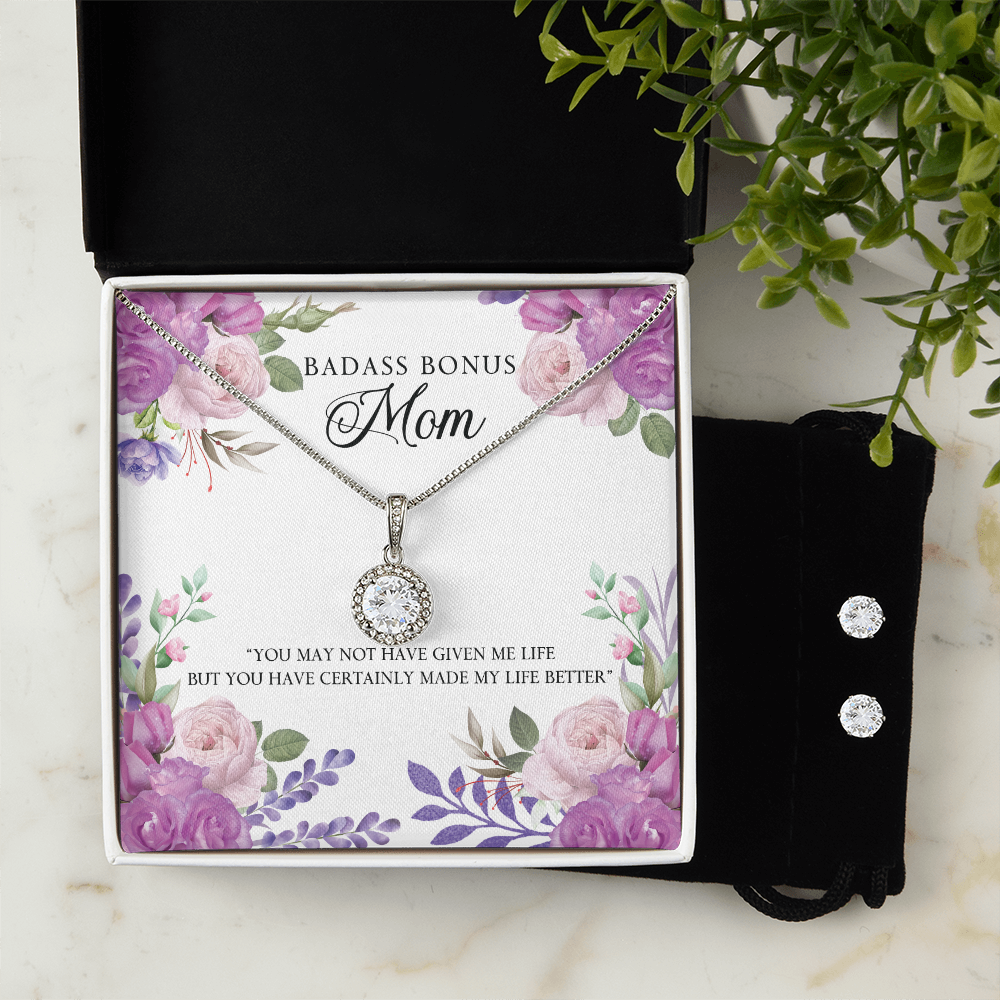 To Mom - You may not have - Eternal Hope Necklace & Earring Set