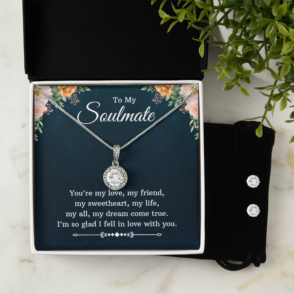 To Soulmate - You're my love - Eternal Hope Necklace & Earring Set