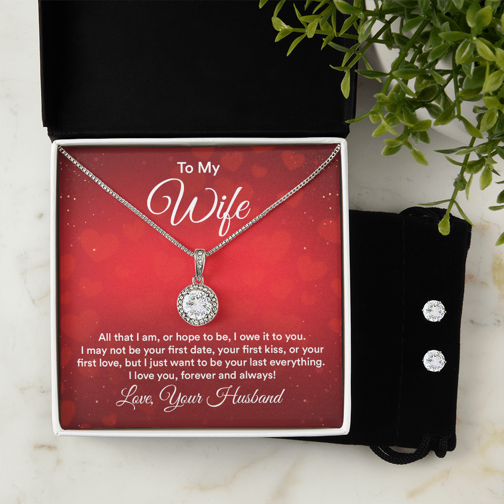 To Wife - All that I am - Eternal Hope Necklace & Earring Set