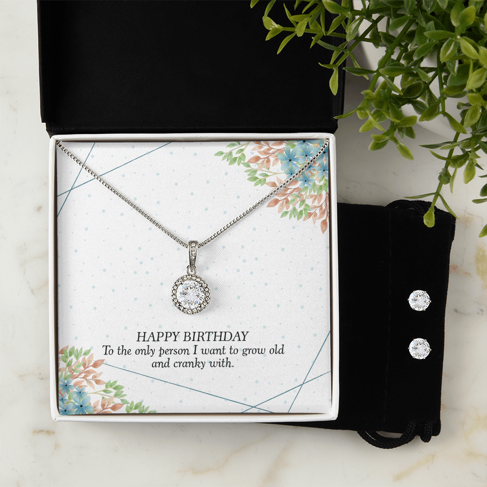 Birthday - To the only person - Eternal Hope Necklace & Earring Set